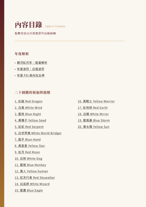 銀河紅月年_年度解析-6 銀河紅月年|年度能量解析